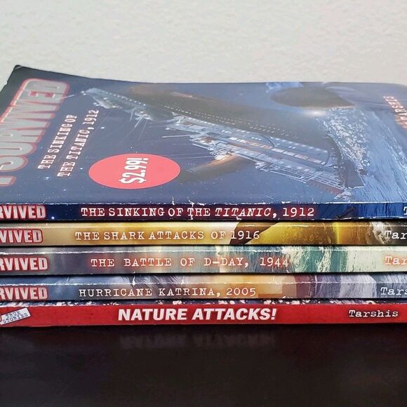 I Survived Books Lot of 5 by Lauren Tarshis Paperback - Picture 10 of 10